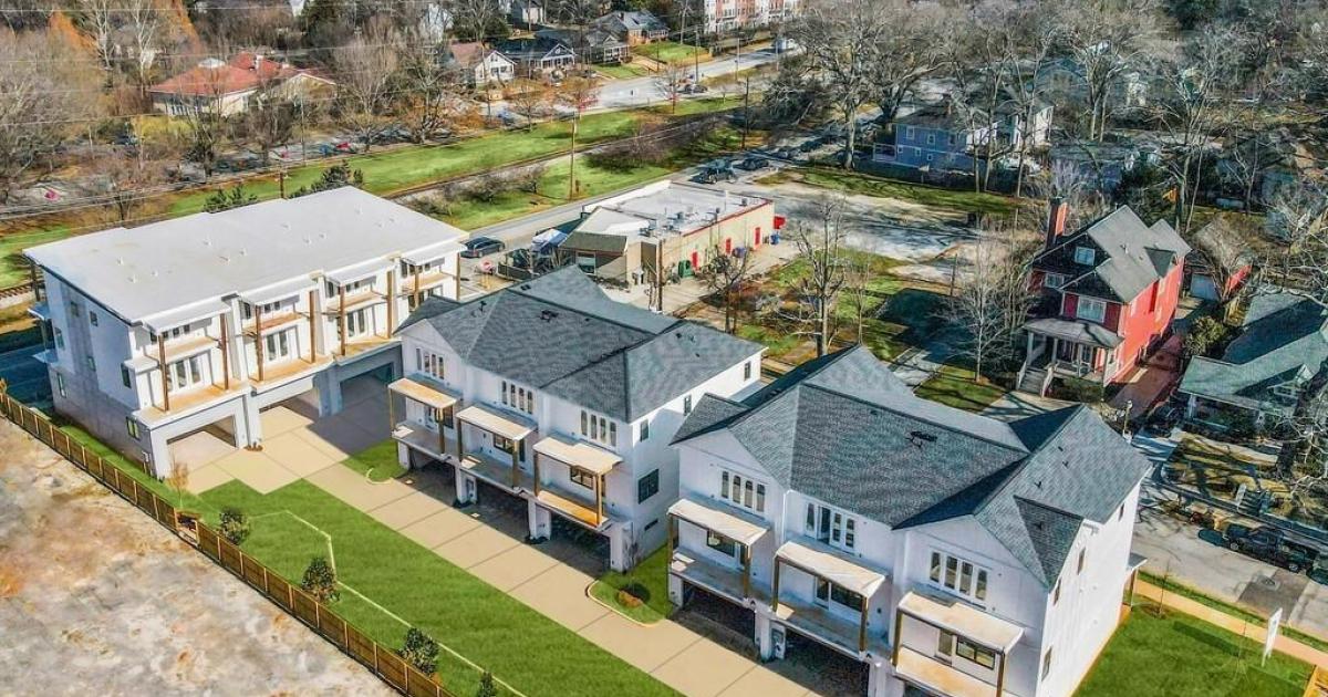 New livework townhouse is entry into Oakhurst for under 700K